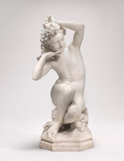 Mädchen mit einer Muschel von Jean Baptiste Carpeaux